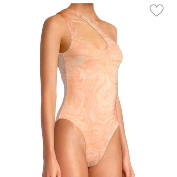 NWT L*Space All Swirled Up Phoebe Classic One Shoulder One Piece -Sz 10 & Sz 12 - Picture 3 of 10